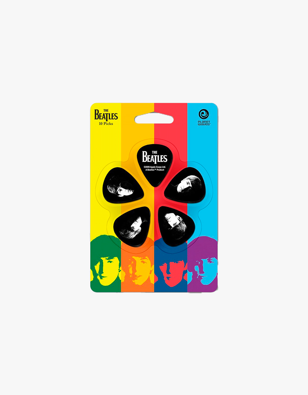 Набор медиаторов Planet Waves, серия Beatles Revolver, Heavy, 10 штук - купить в "Гитарном Клубе"