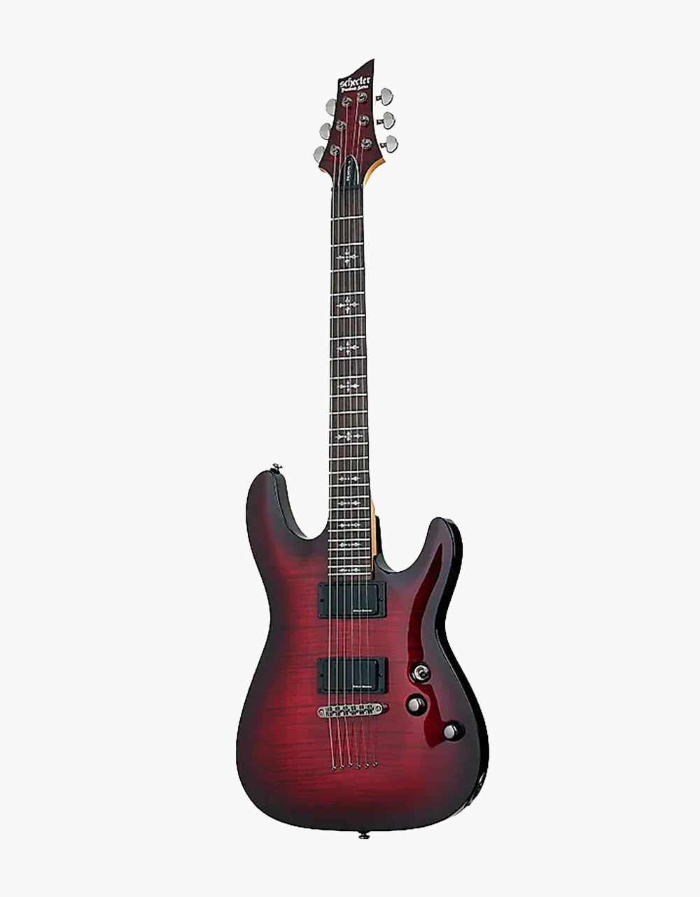 Электрогитара Schecter Demon-6 Crimson Red Burst - купить в "Гитарном Клубе"