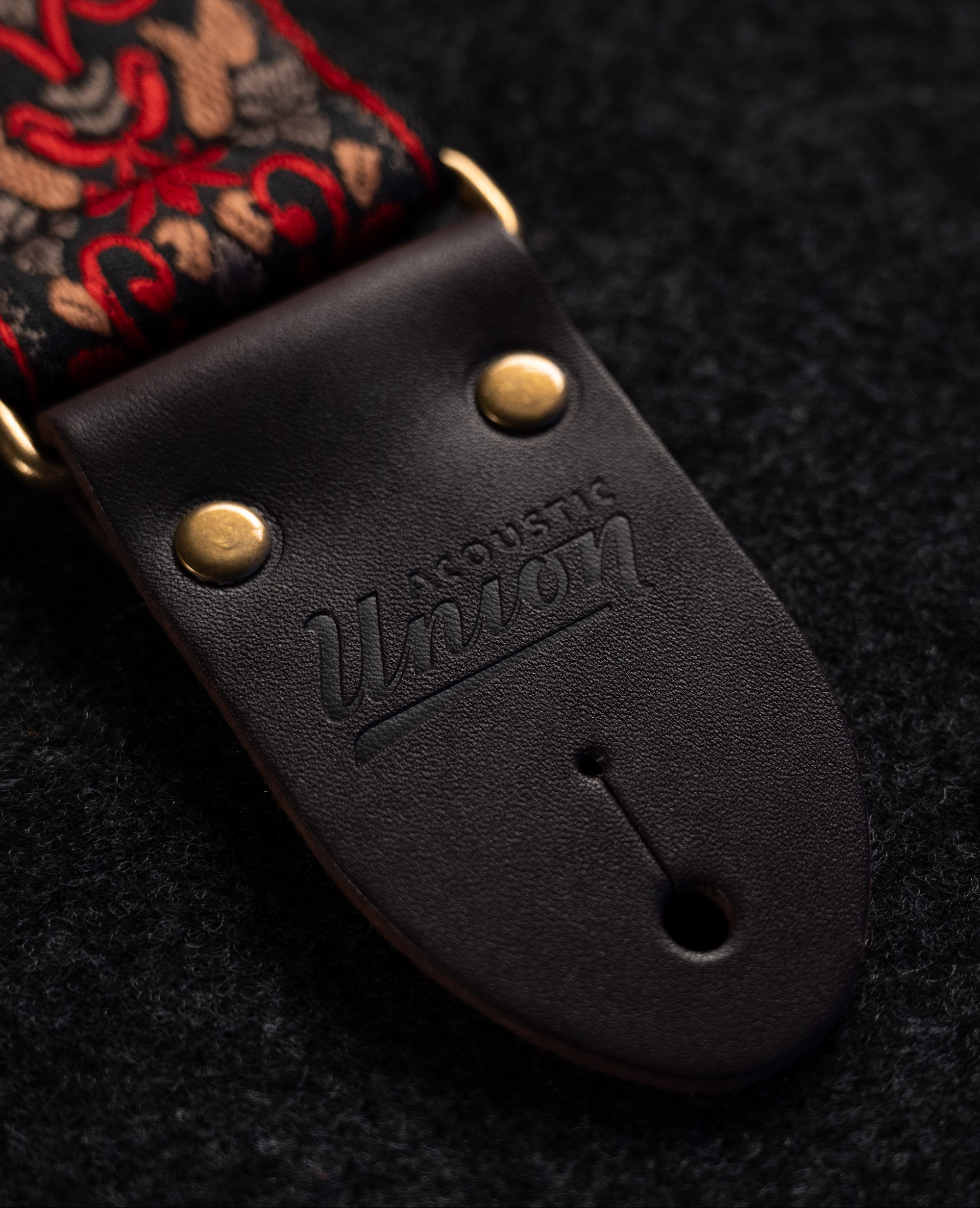 Ремень для гитары Acoustic Union Jacquard, Ember - купить в "Гитарном Клубе"