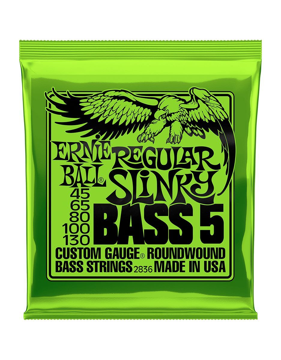 Струны для 5-струнной бас-гитары Ernie Ball P02836, 45-130 - купить в "Гитарном Клубе"