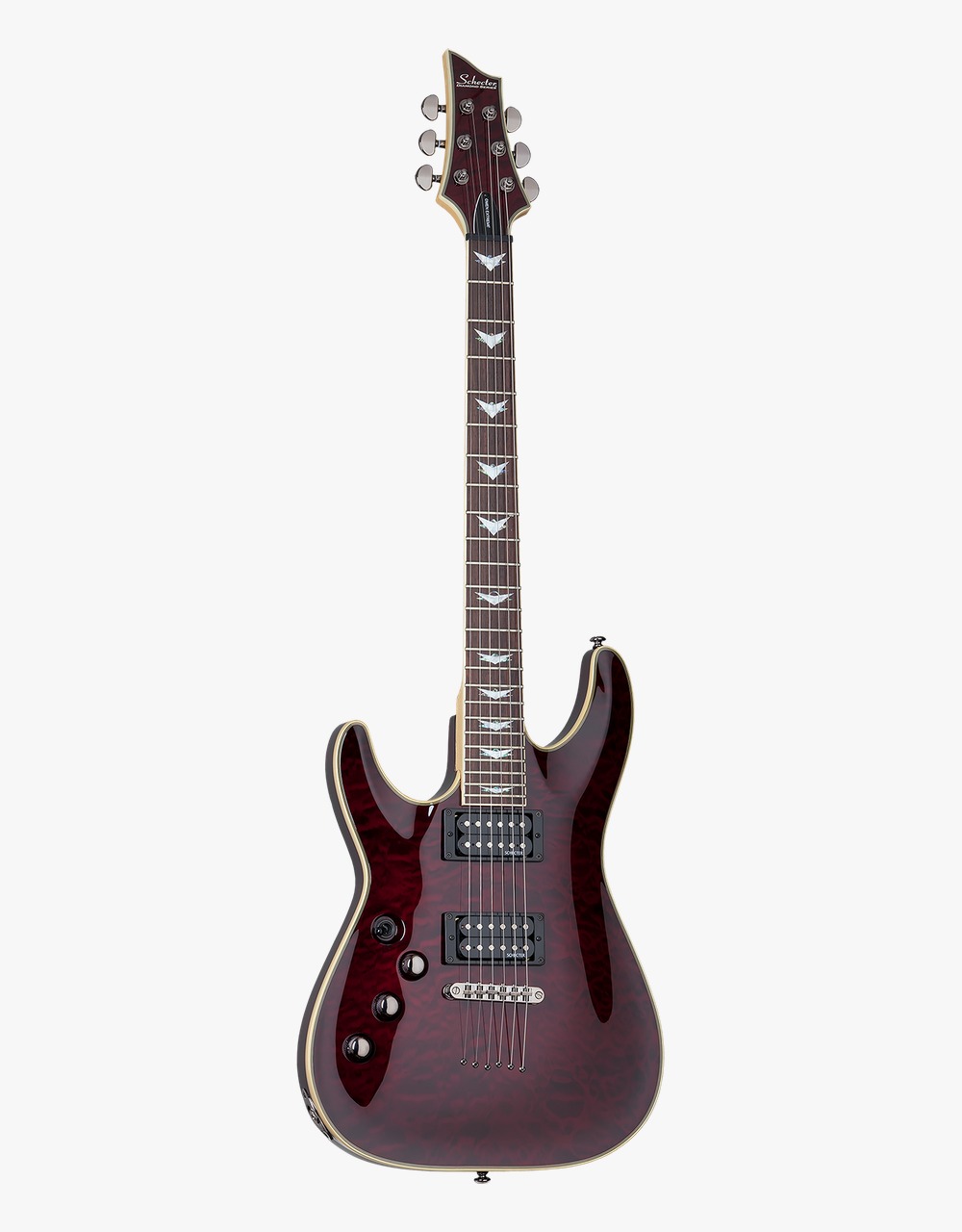 Электрогитара Schecter OMEN EXTREME-6 FR LH, Black Cherry - купить в "Гитарном Клубе"