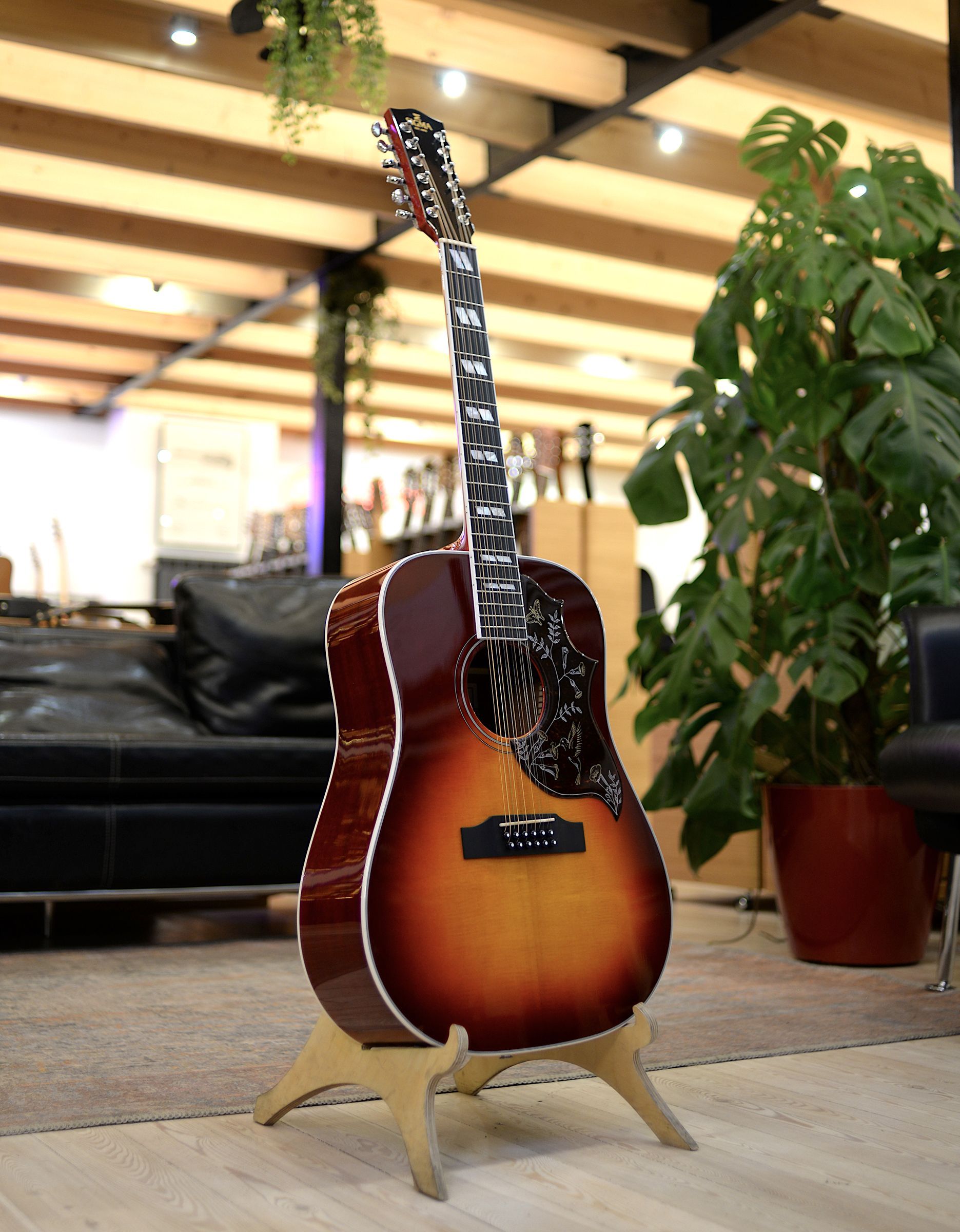 Электроакустическая 12-струнная гитара Sigma DM12-SG5 - купить в "Гитарном Клубе"