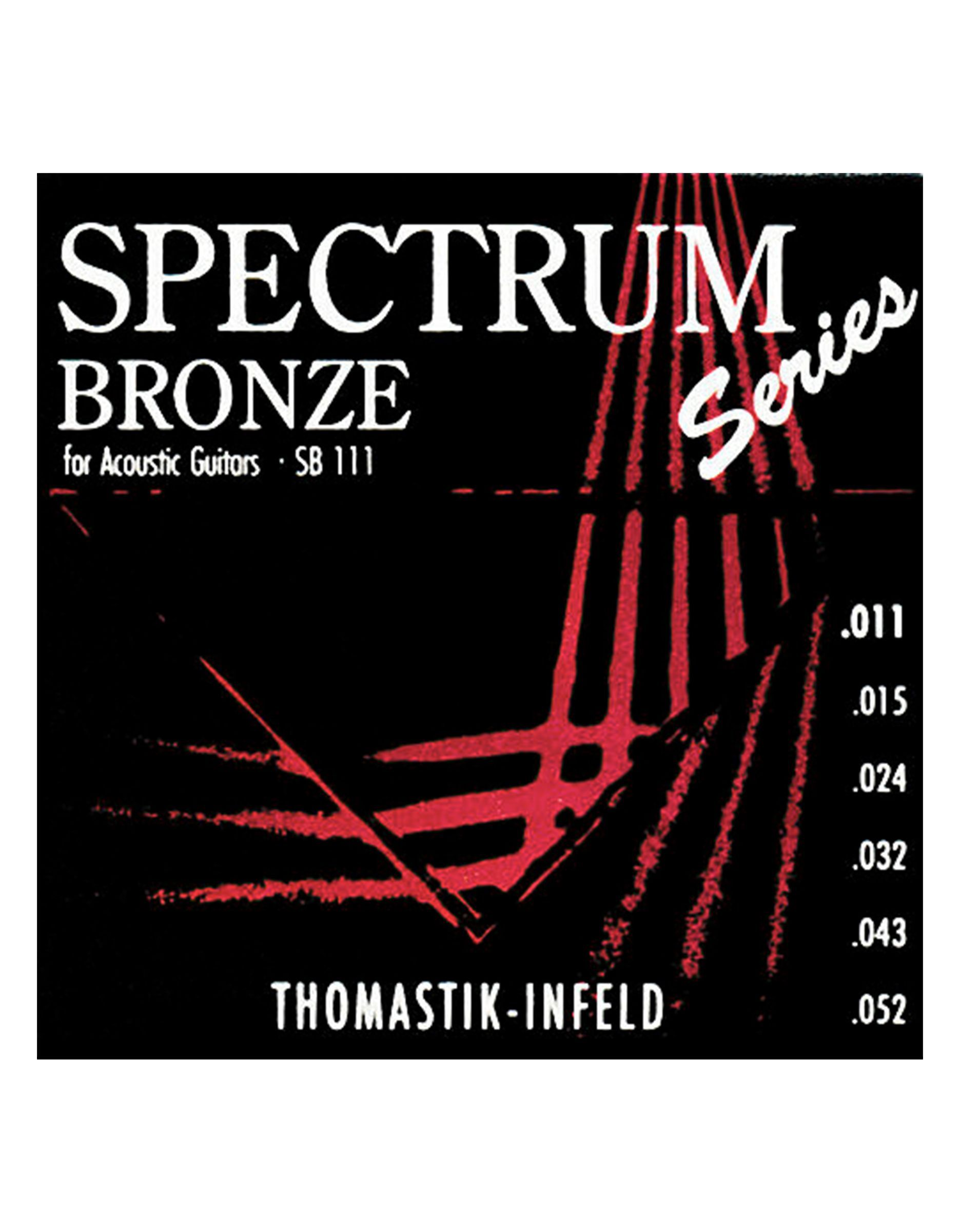 Струны для акустической гитары THOMASTIK Spectrum SB111, 11-52 - купить в "Гитарном Клубе"