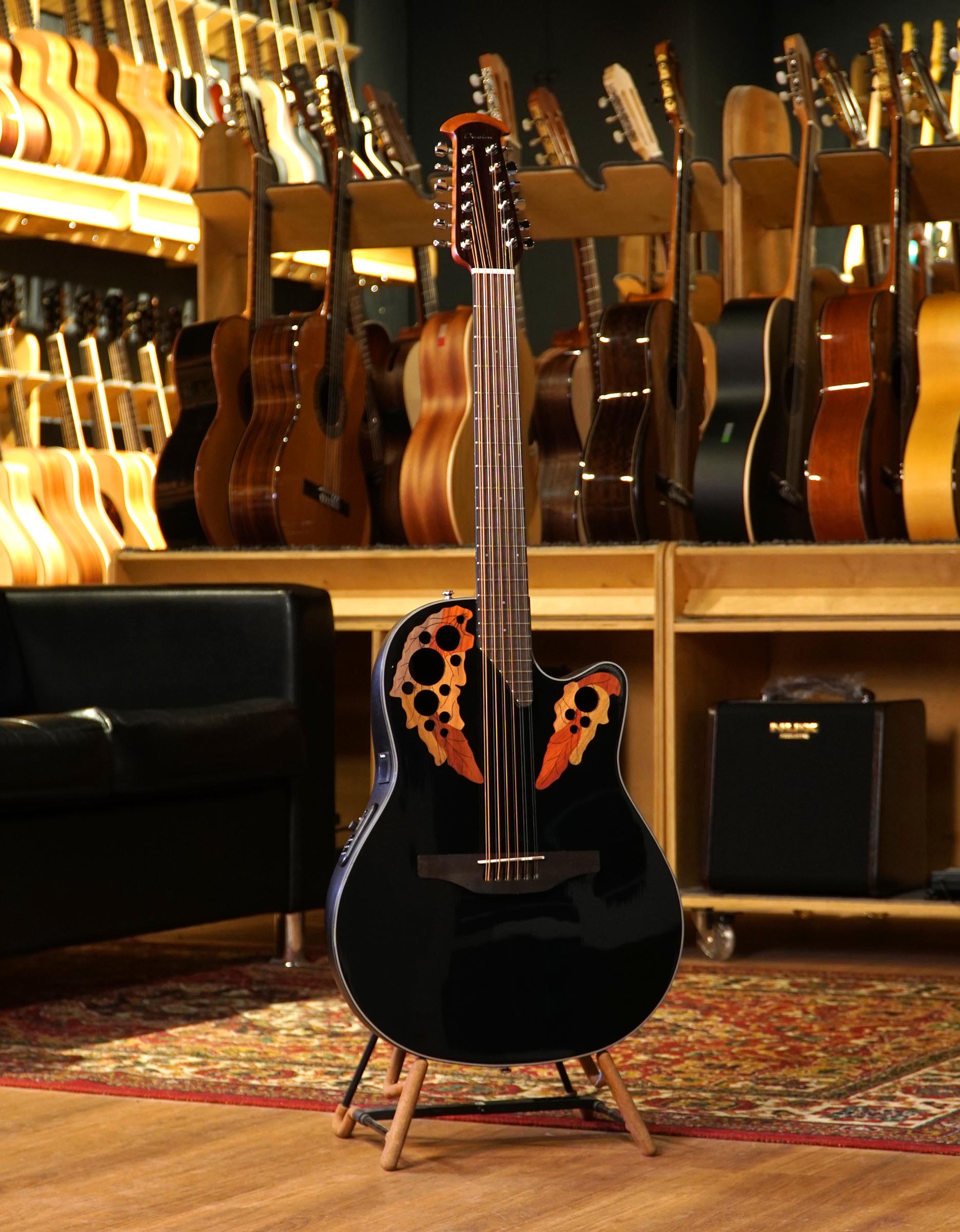 Электроакустическая 12-струнная гитара Ovation CE4412-5 Celebrity Elite Mid Cutaway 12-string - купить в "Гитарном Клубе"