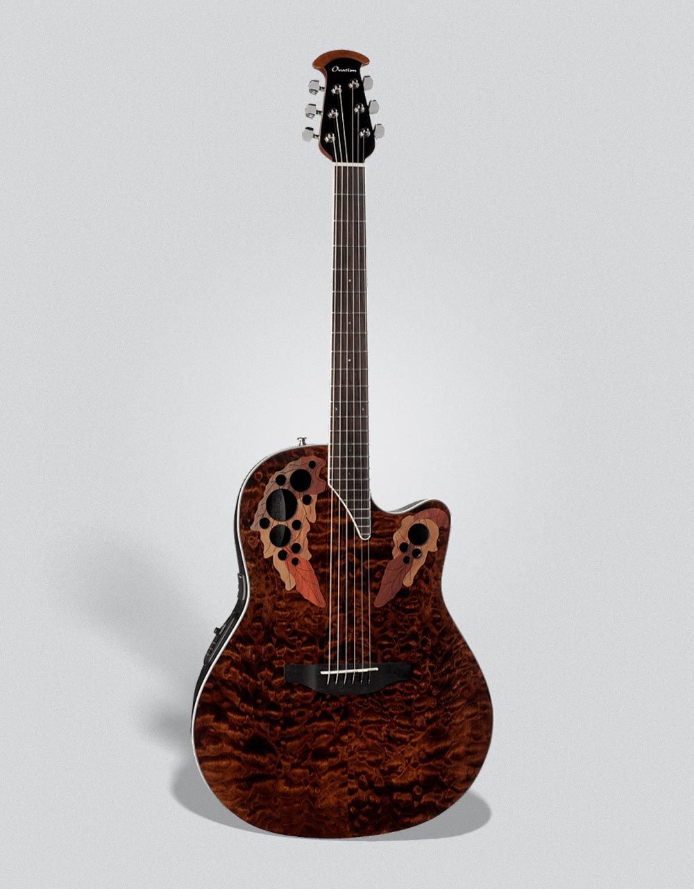Электроакустическая гитара Ovation CE48P-TGE Celebrity Elite Plus Super Shallow Tiger Eye - купить в "Гитарном Клубе"