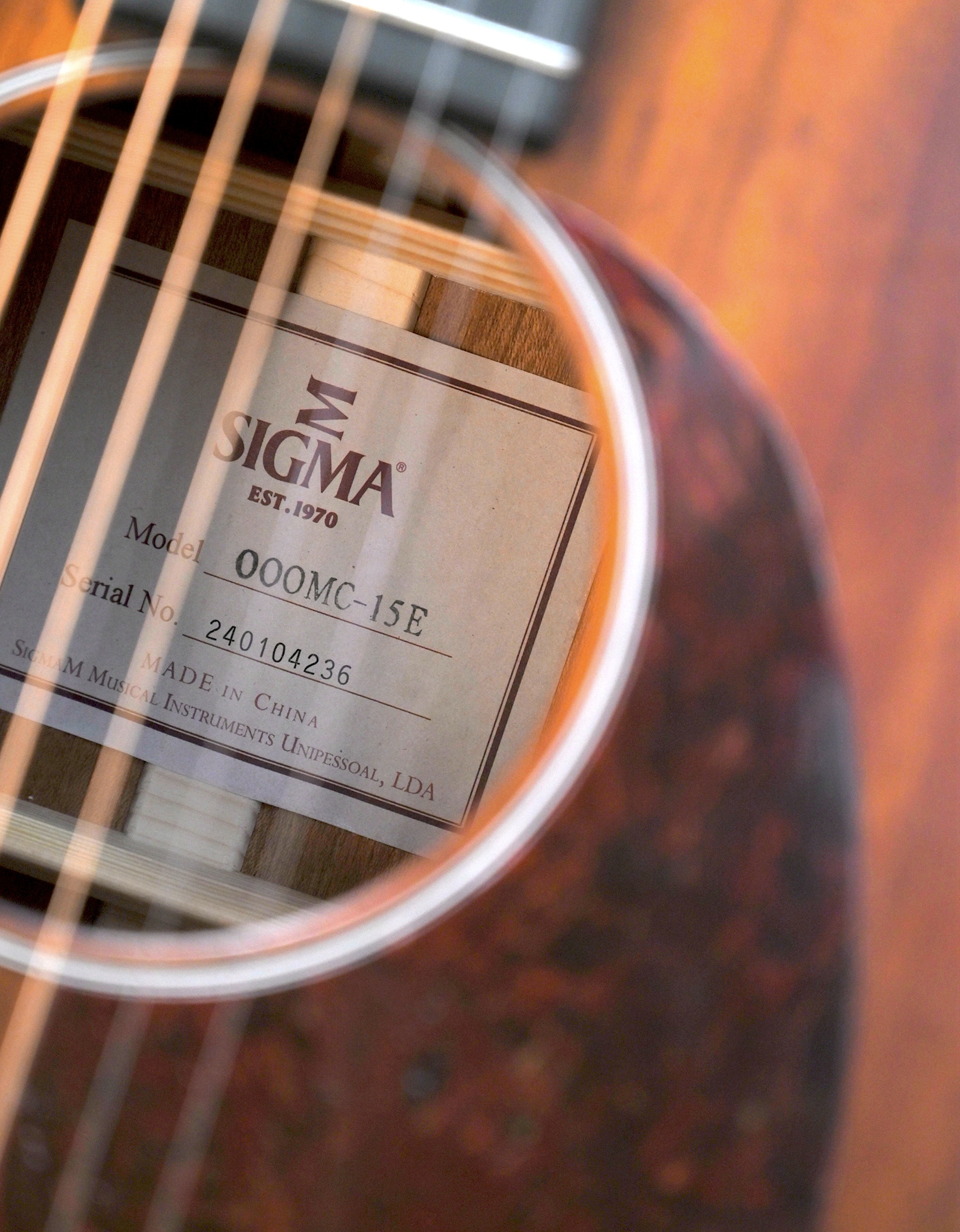 Электроакустическая гитара Sigma 000MC-15E - купить в "Гитарном Клубе"