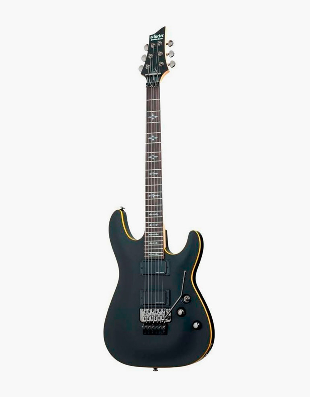 Электрогитара Schecter Demon-6 FR Aged Black Satin - купить в "Гитарном Клубе"