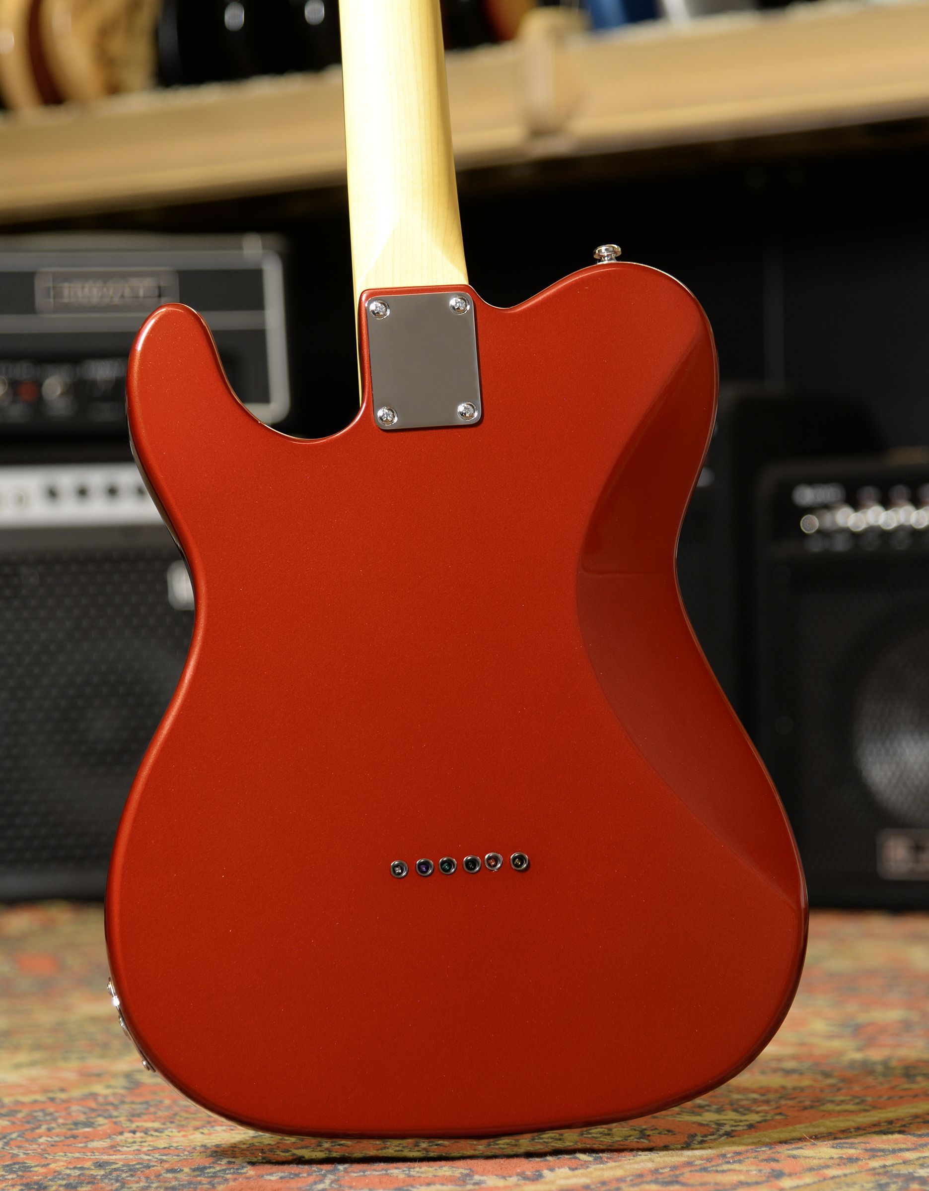 Электрогитара G&L Tribute ASAT Classic Bluesboy Candy Apple Red RW Poplar - купить в "Гитарном Клубе"