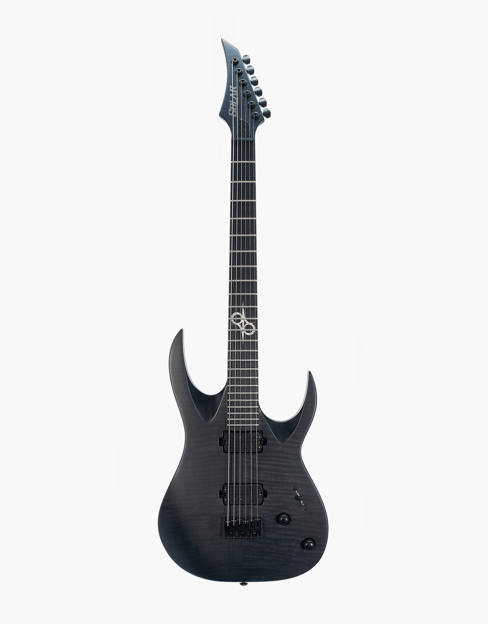 Электрогитара Solar Guitars A2.6FBB Black, баритон - купить в "Гитарном Клубе"