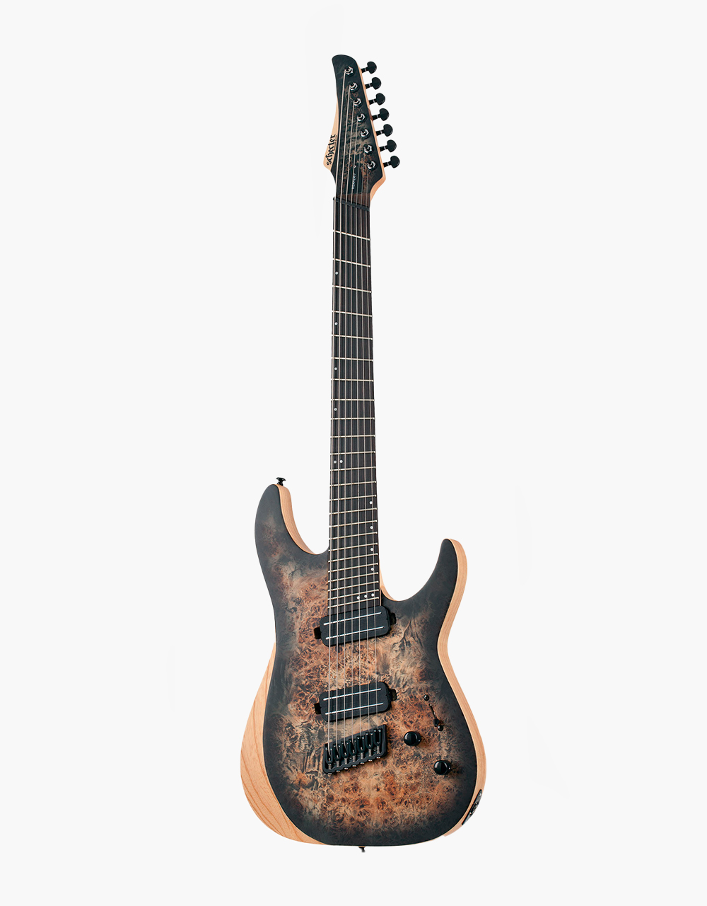Электрогитара Schecter Reaper-7 MS Satin Charcoal Burst - купить в "Гитарном Клубе"