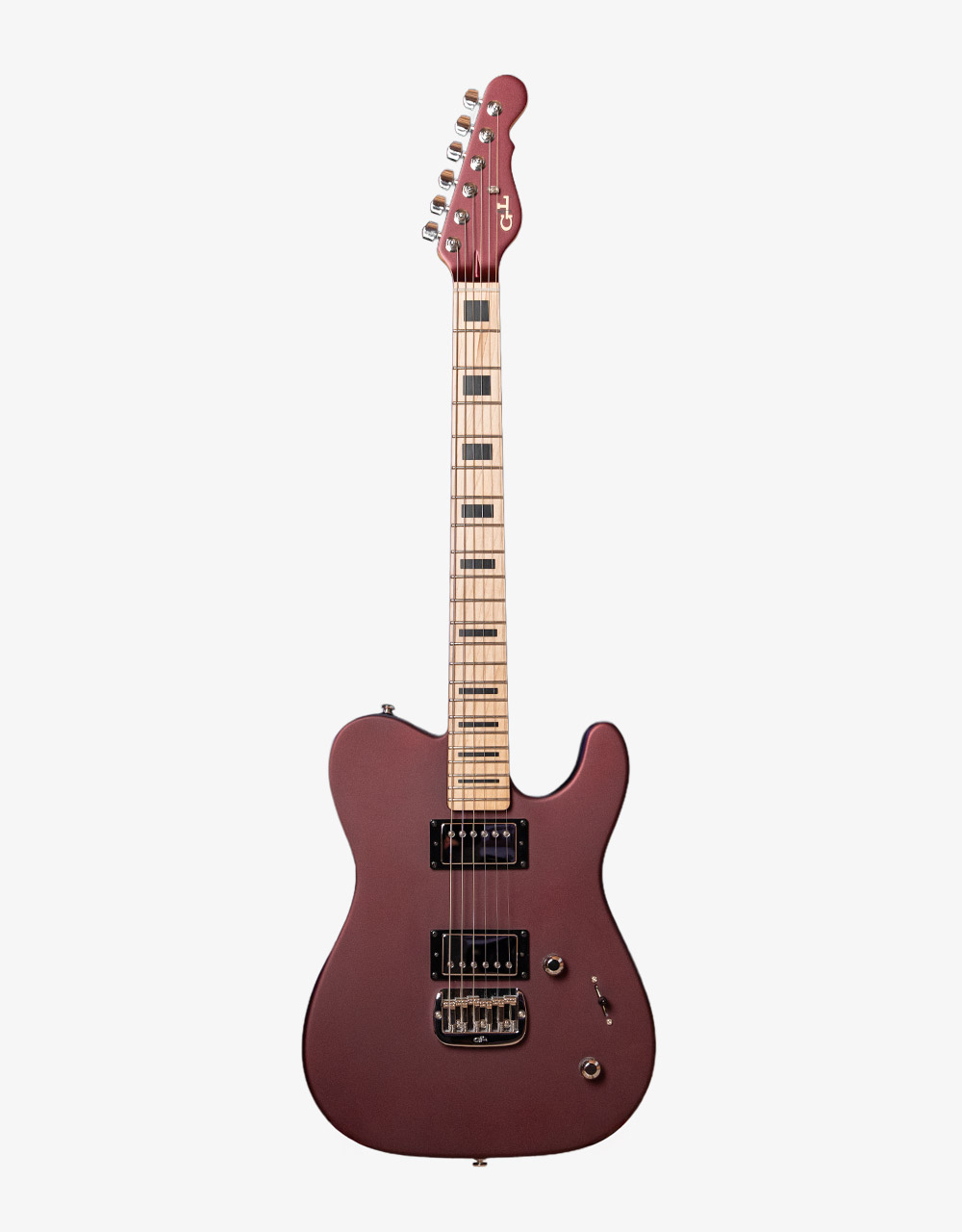 Электрогитара G&L Build to Order Asat HH RMC, Ruby Red Metallic Frost MP - купить в "Гитарном Клубе"