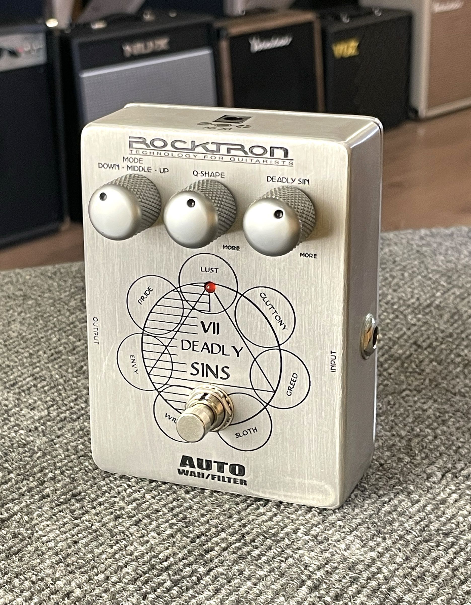 Гитарная педаль Rocktron Boutique VII Deadly Sins Auto Wah - купить в "Гитарном Клубе"
