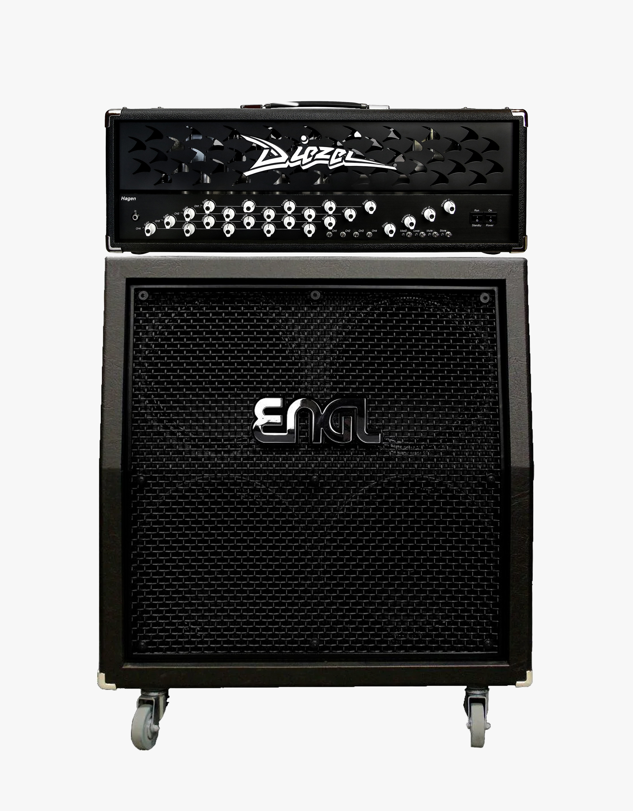 Ламповый усилитель-stack для электрогитары Diezel Hagen + ENGL E412VSB Pro Cabinet 4x12 - купить в "Гитарном Клубе"