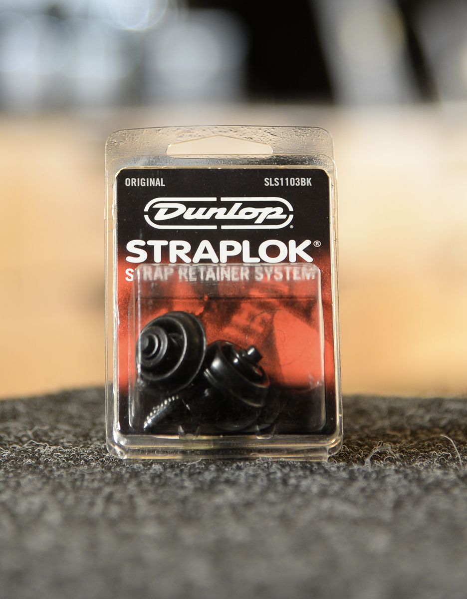 Стреплоки Dunlop SLS1103BK, black - купить в "Гитарном Клубе"