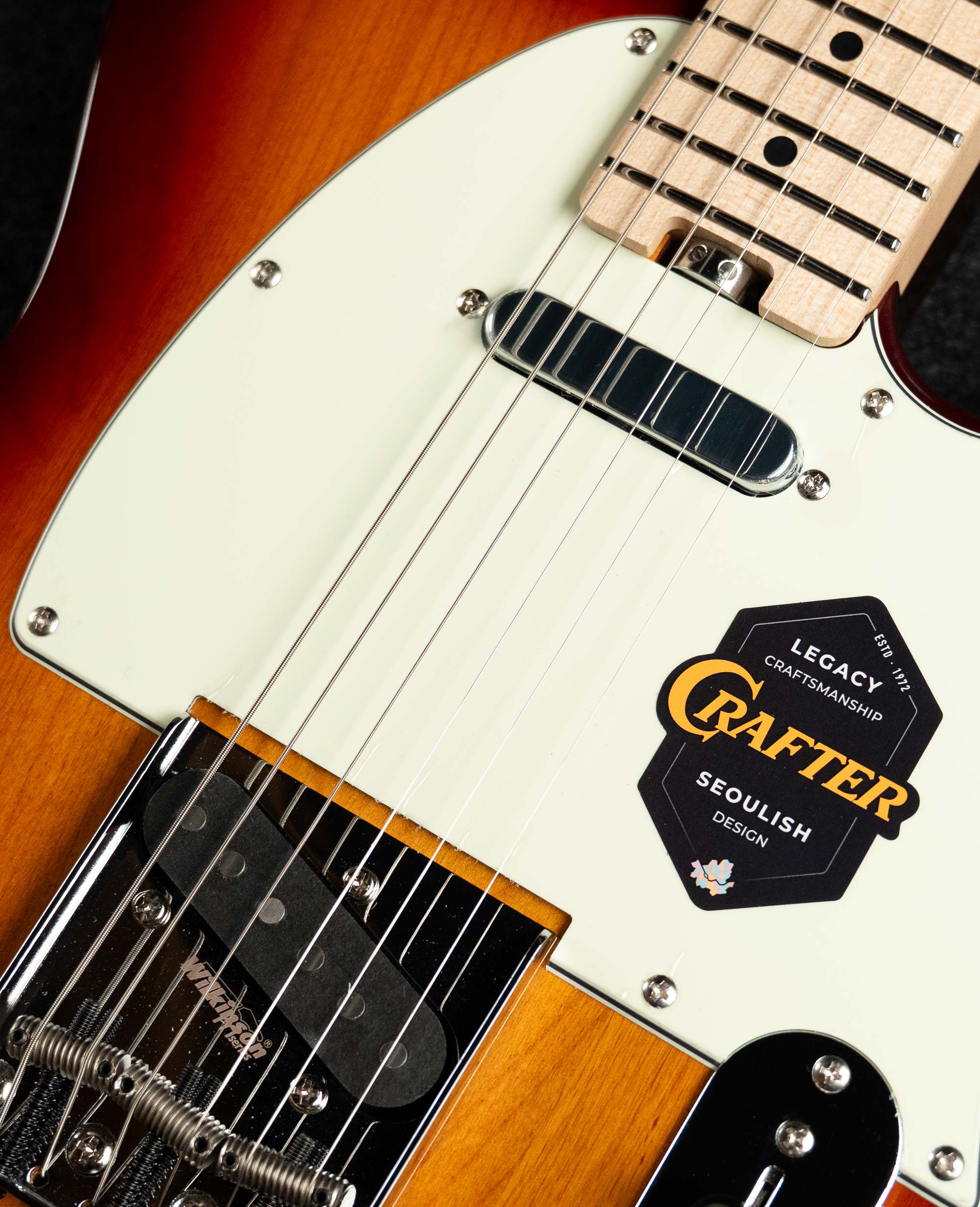 Электрогитара Crafter Charlotte T MP Tobacco Sunburst - купить в "Гитарном Клубе"