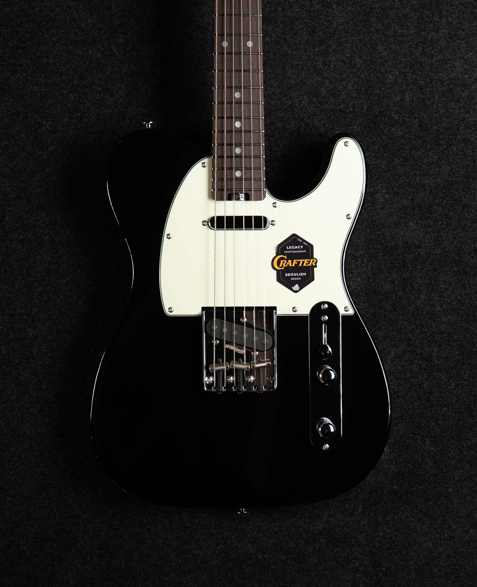 Электрогитара Crafter Charlotte T RS Cosmic Black - купить в "Гитарном Клубе"