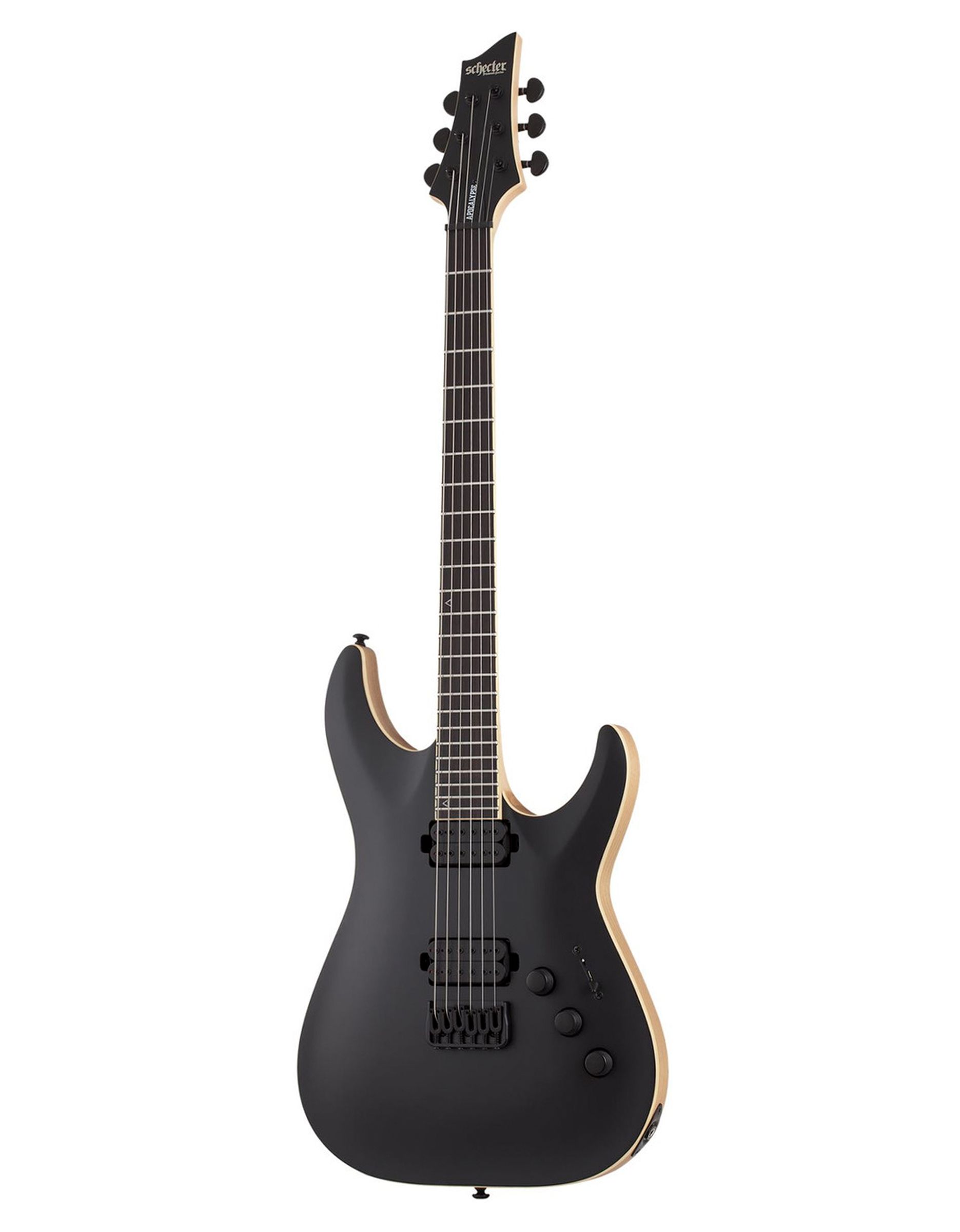 Электрогитара Schecter C-1 Apocalypse Satin Black - купить в "Гитарном Клубе"
