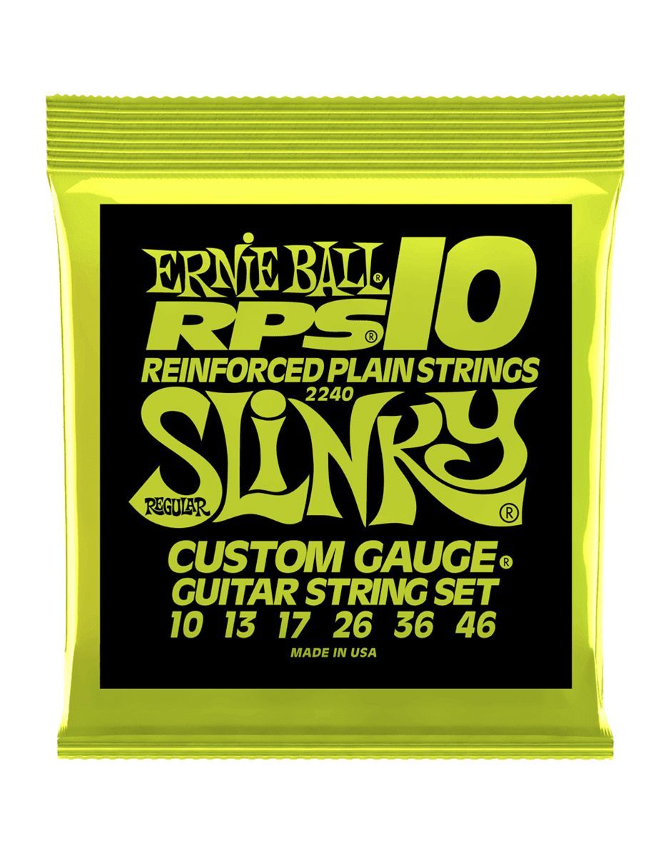 Струны для электрогитары Ernie Ball, Reinforced Plain, 10-46 - купить в "Гитарном Клубе"