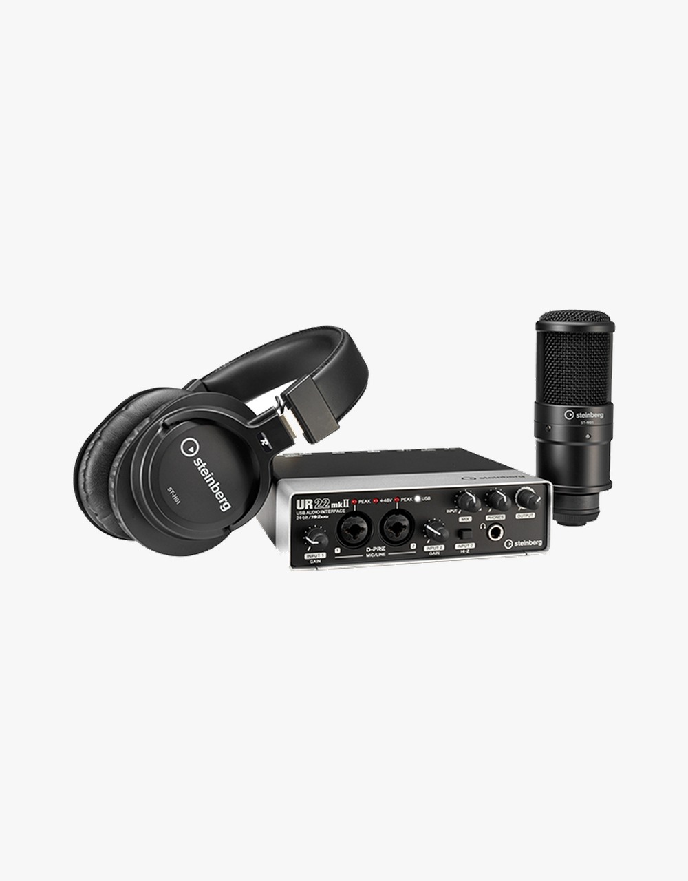 Аудиоинтерфейс Steinberg UR22MKII Recording PACK - купить в "Гитарном Клубе"