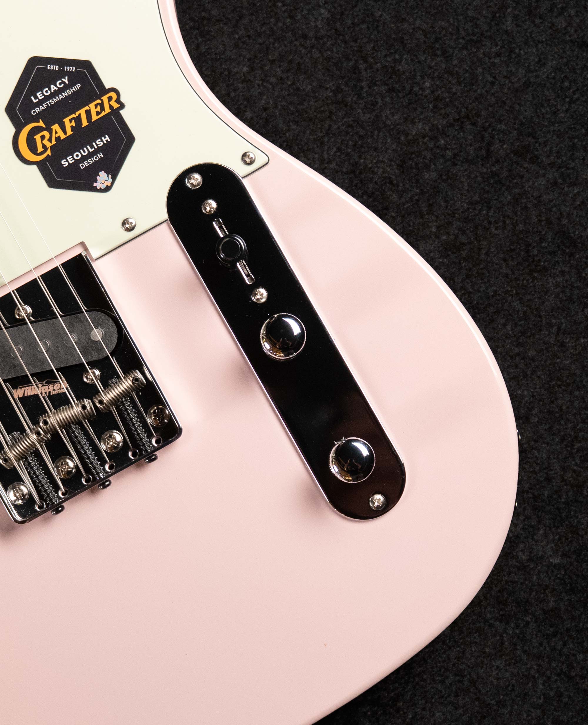 Электрогитара Crafter Charlotte T RS Seoul Pink - купить в "Гитарном Клубе"
