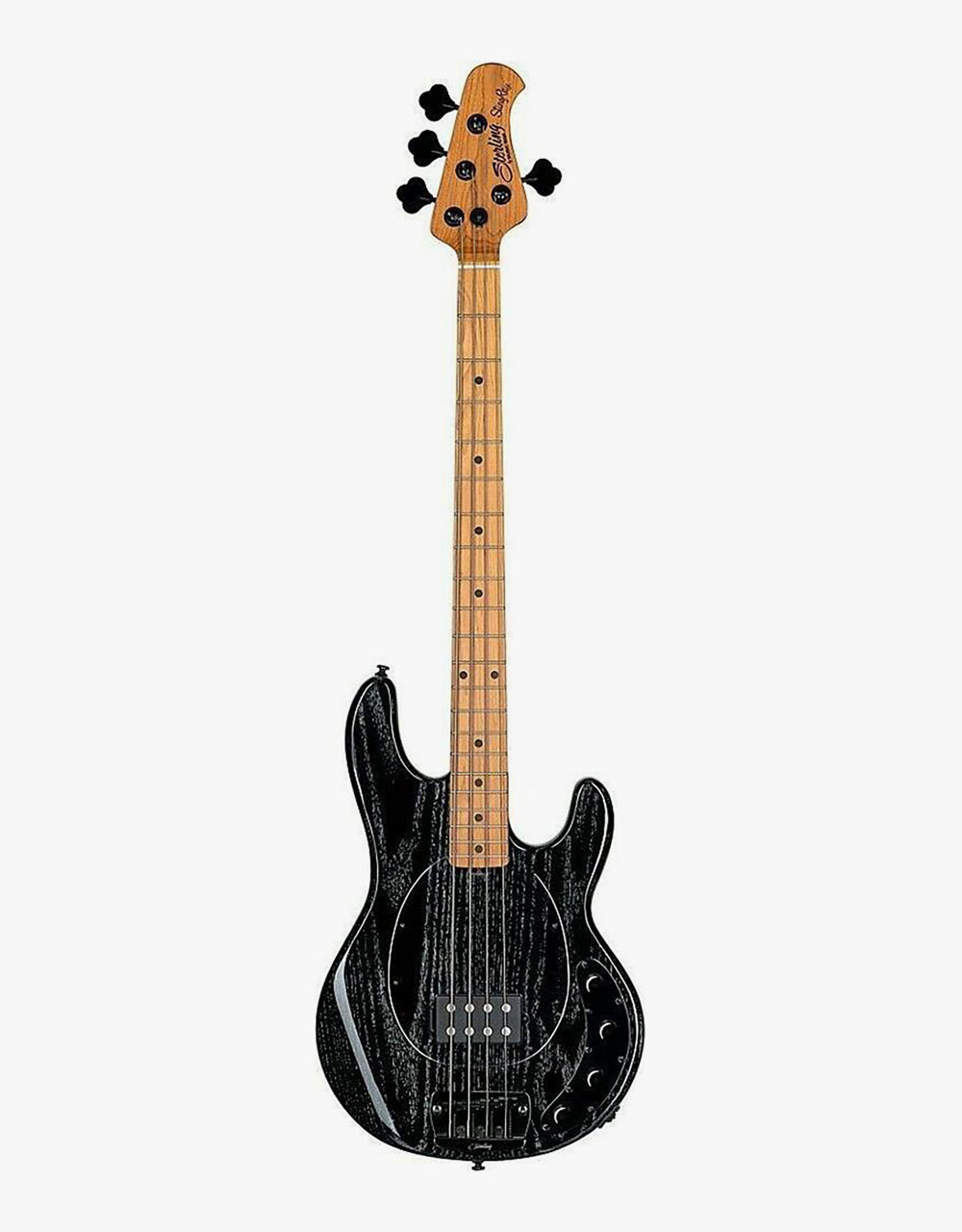 Бас-гитара Sterling StingRay Black with White Stain - купить в "Гитарном Клубе"