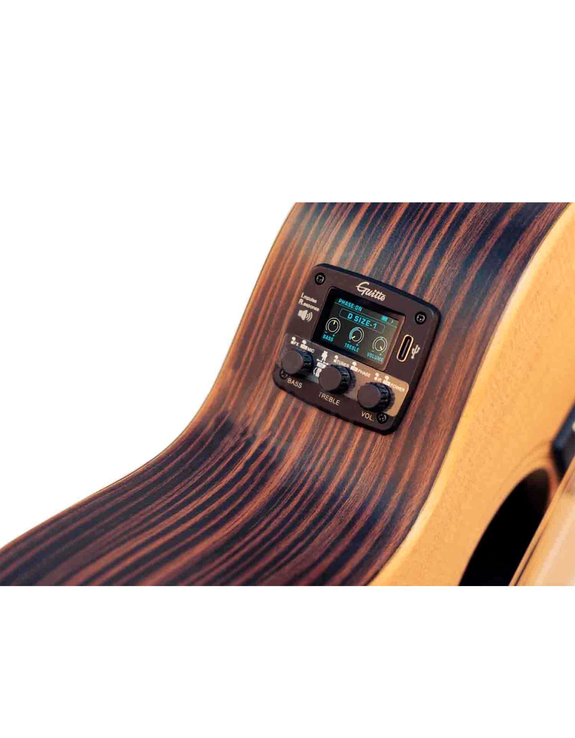 Трансакустический звукосниматель Guitto GGP-04 - купить в "Гитарном Клубе"