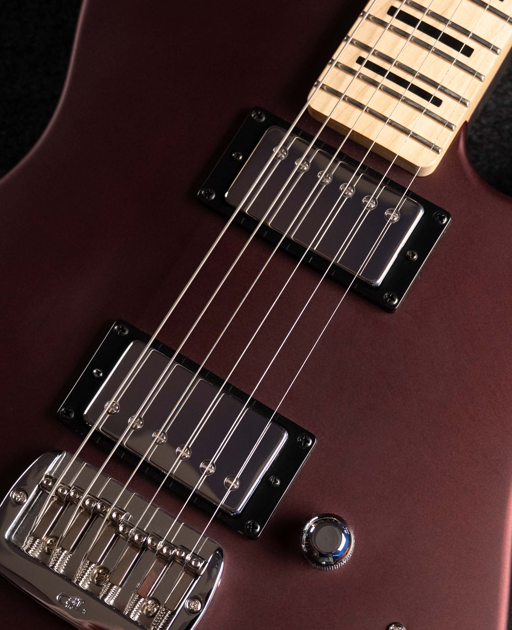 Электрогитара G&L Build to Order Asat HH RMC, Ruby Red Metallic Frost MP - купить в "Гитарном Клубе"