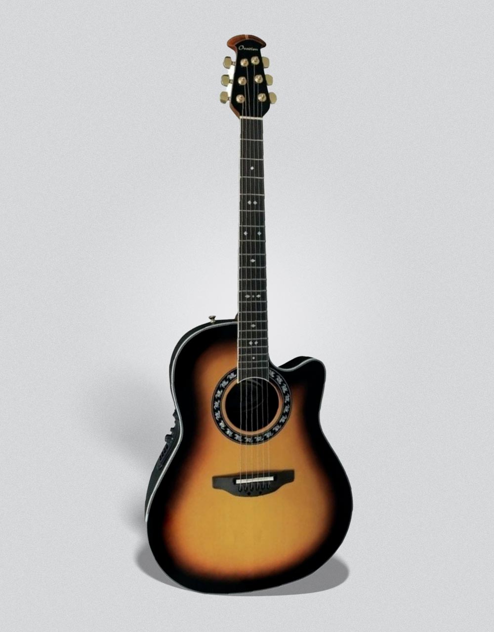 Электроакустическая гитара Ovation 2077AX-1 Legend Deep Contour Cutaway Sunburst - купить в "Гитарном Клубе"