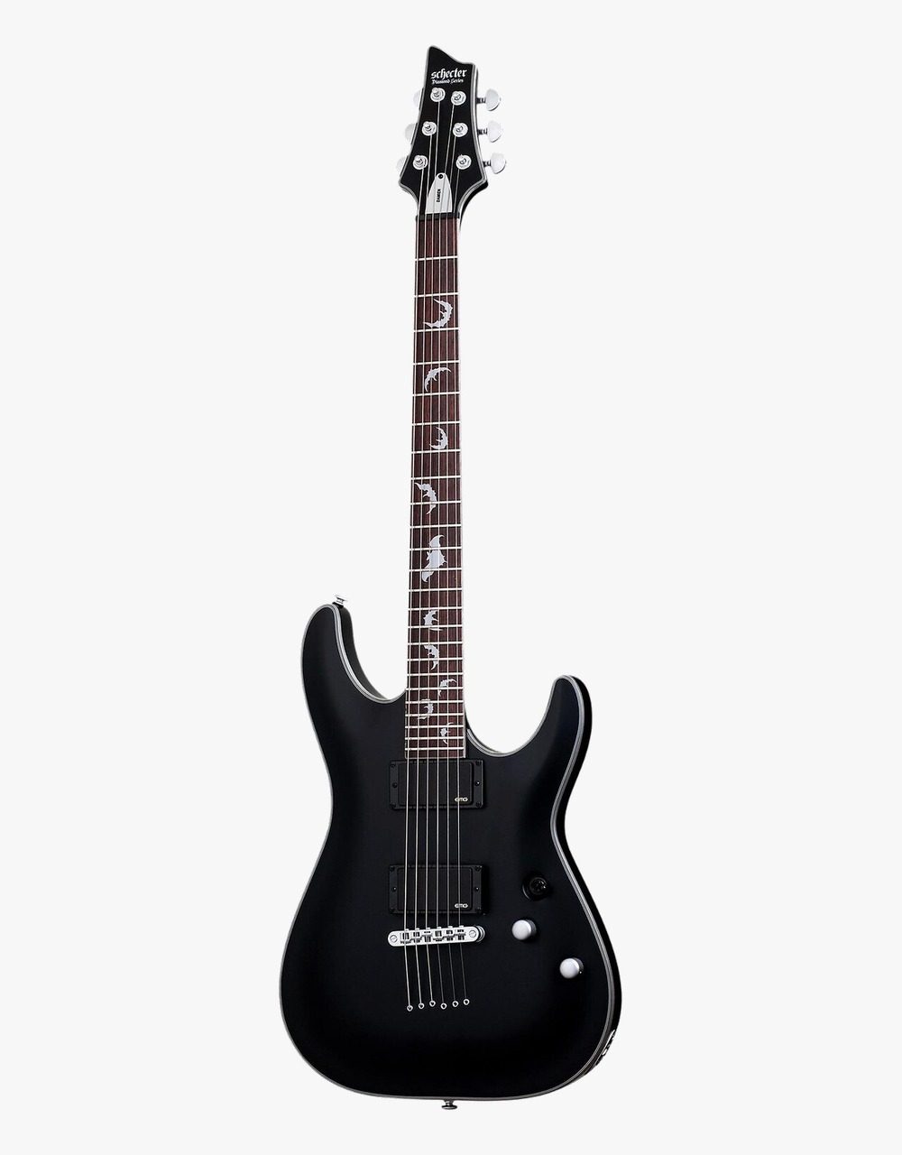 Электрогитара Schecter DAMIEN-6, Satin Black - купить в "Гитарном Клубе"