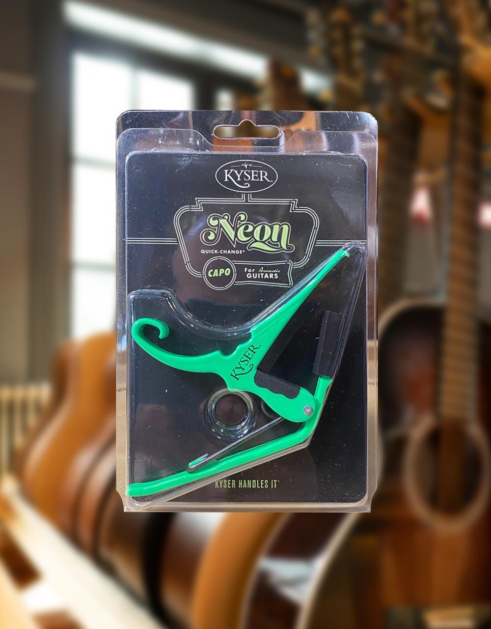 Каподастр для гитары Kyser KG6NGA - купить в "Гитарном Клубе"