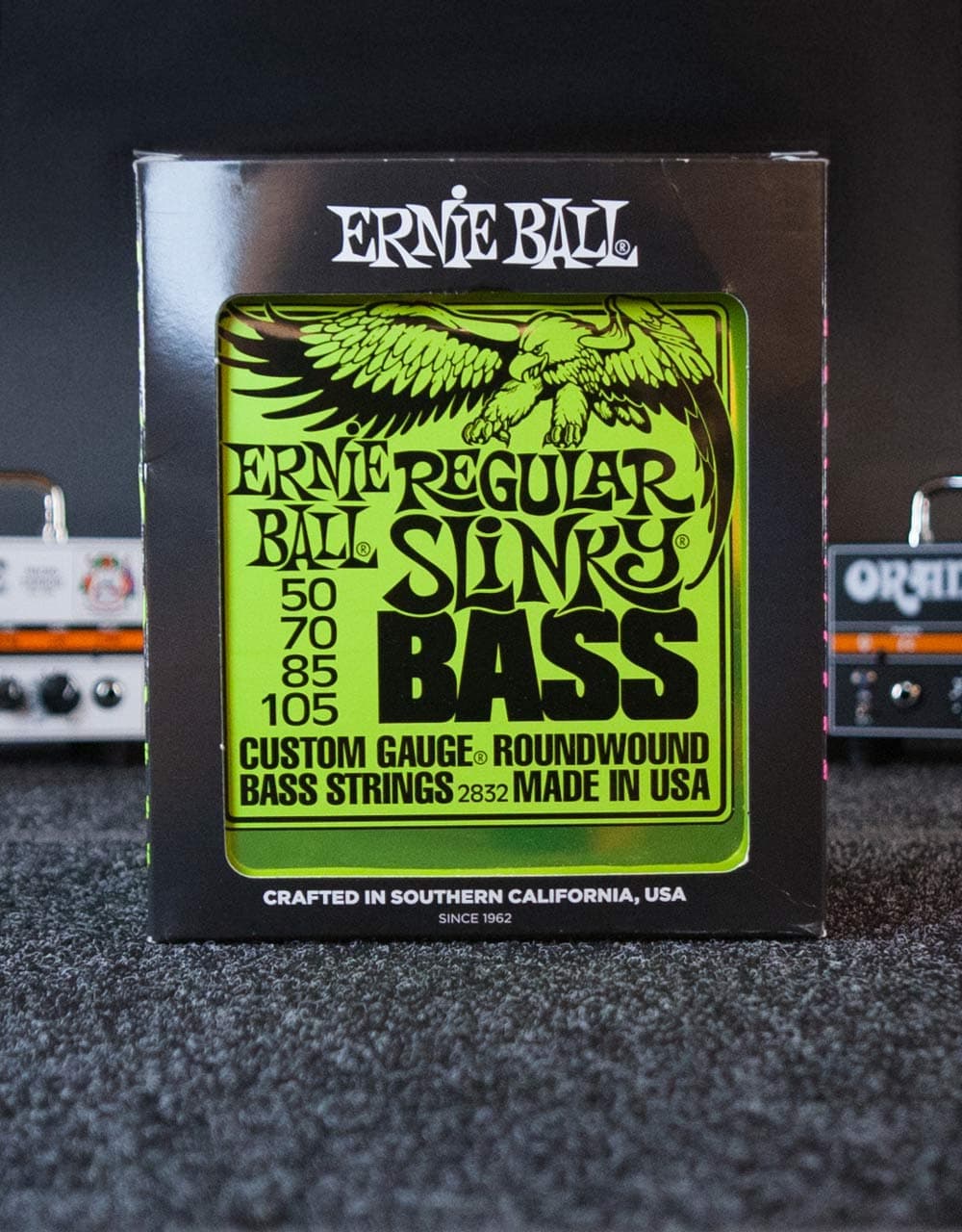 Струны для бас-гитары Ernie Ball 2832 Nickel Wound Bass Regular Slinky, 50-105 - купить в "Гитарном Клубе"