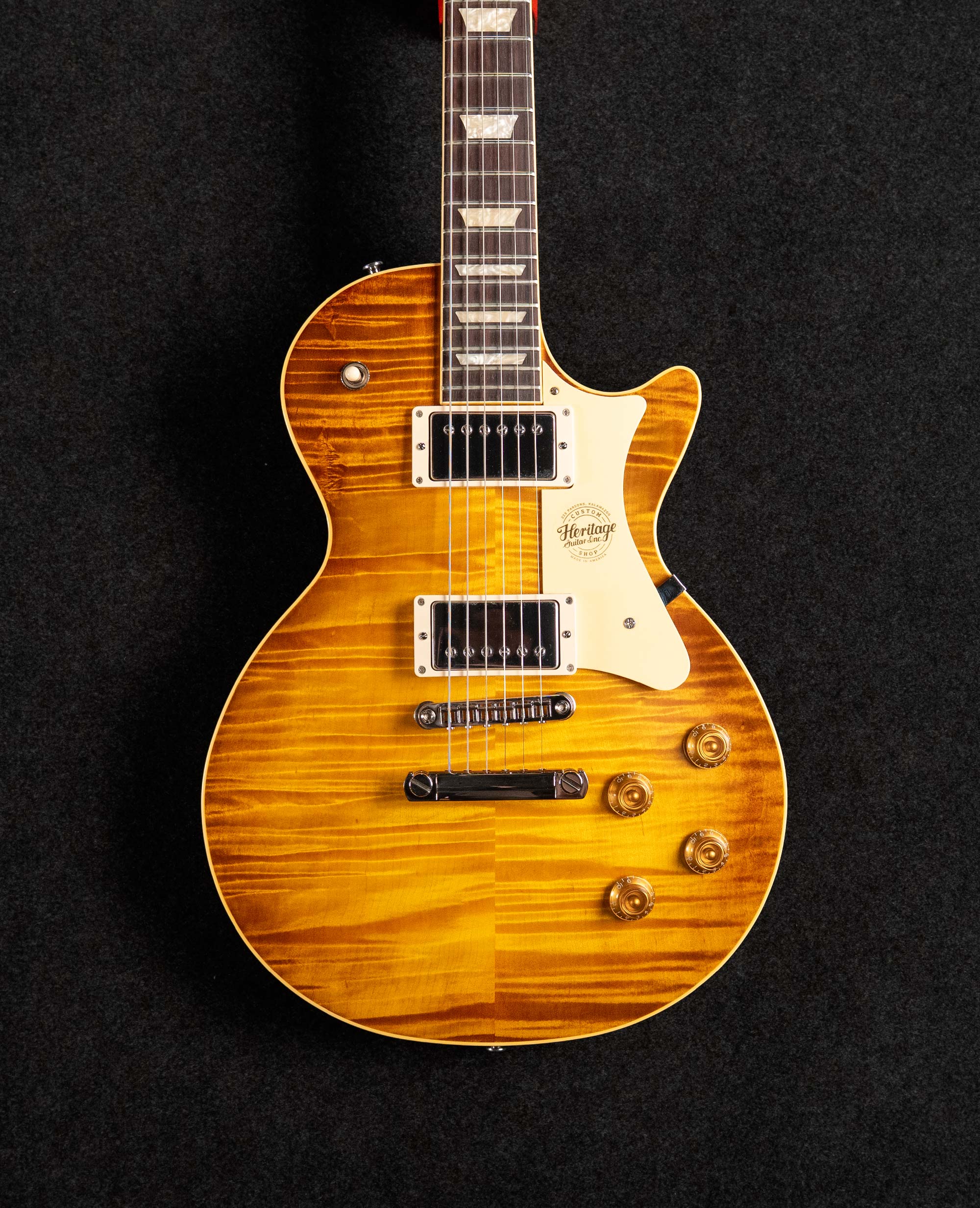 Электрогитара Heritage Custom Core H-150 Dirty Lemon Burst - купить в "Гитарном Клубе"