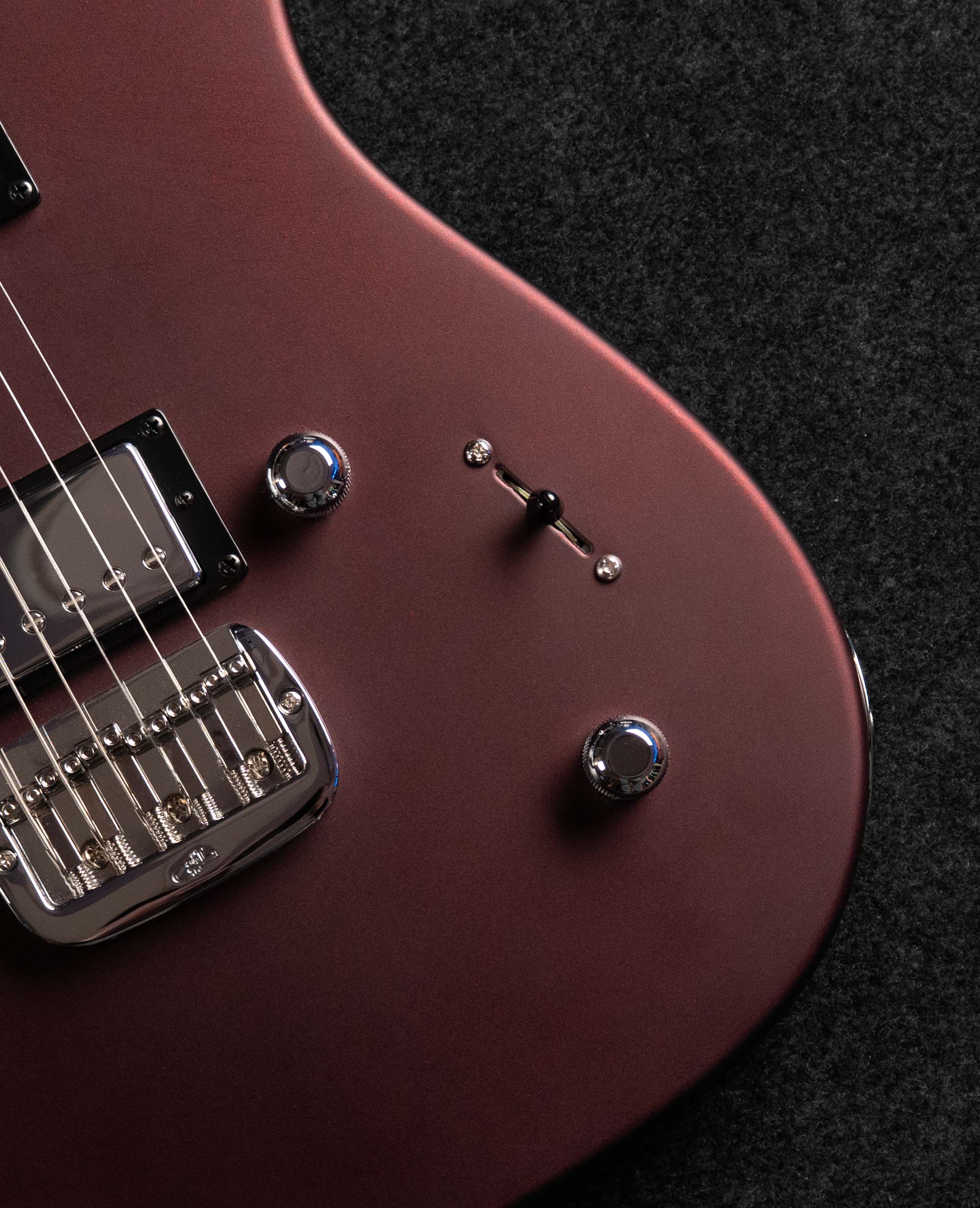 Электрогитара G&L Build to Order Asat HH RMC, Ruby Red Metallic Frost MP - купить в "Гитарном Клубе"