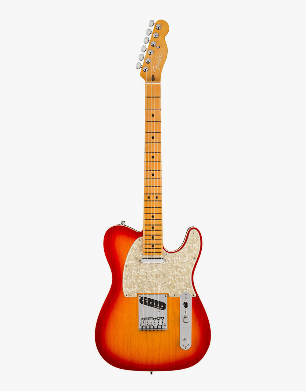 Электрогитара Fender American Ultra Telecaster Plasma Red Burst - купить в "Гитарном Клубе"