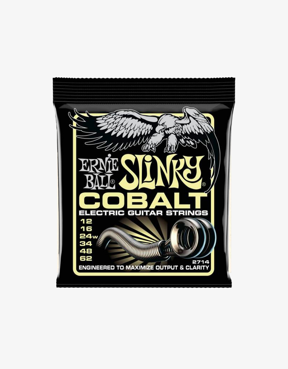 Струны для электрогитары Ernie Ball 2714 Cobalt Slinky Mammoth 12-62 - купить в "Гитарном Клубе"