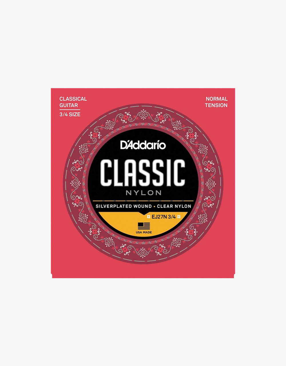 Струны для классической гитары D’Addario EJ27N3/4 - купить в "Гитарном Клубе"