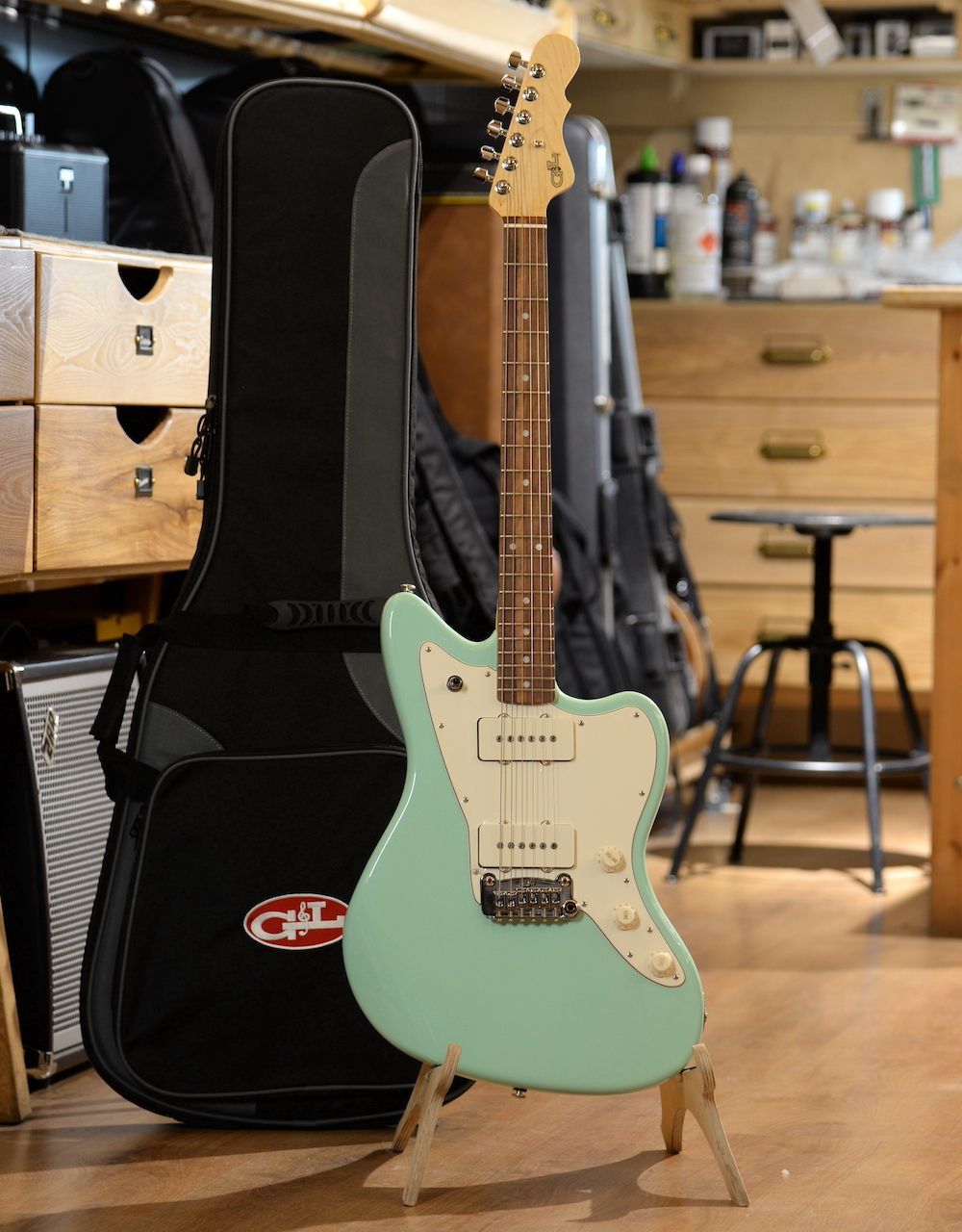 Электрогитара G&L FD Doheny Surf Green CR - купить в "Гитарном Клубе"