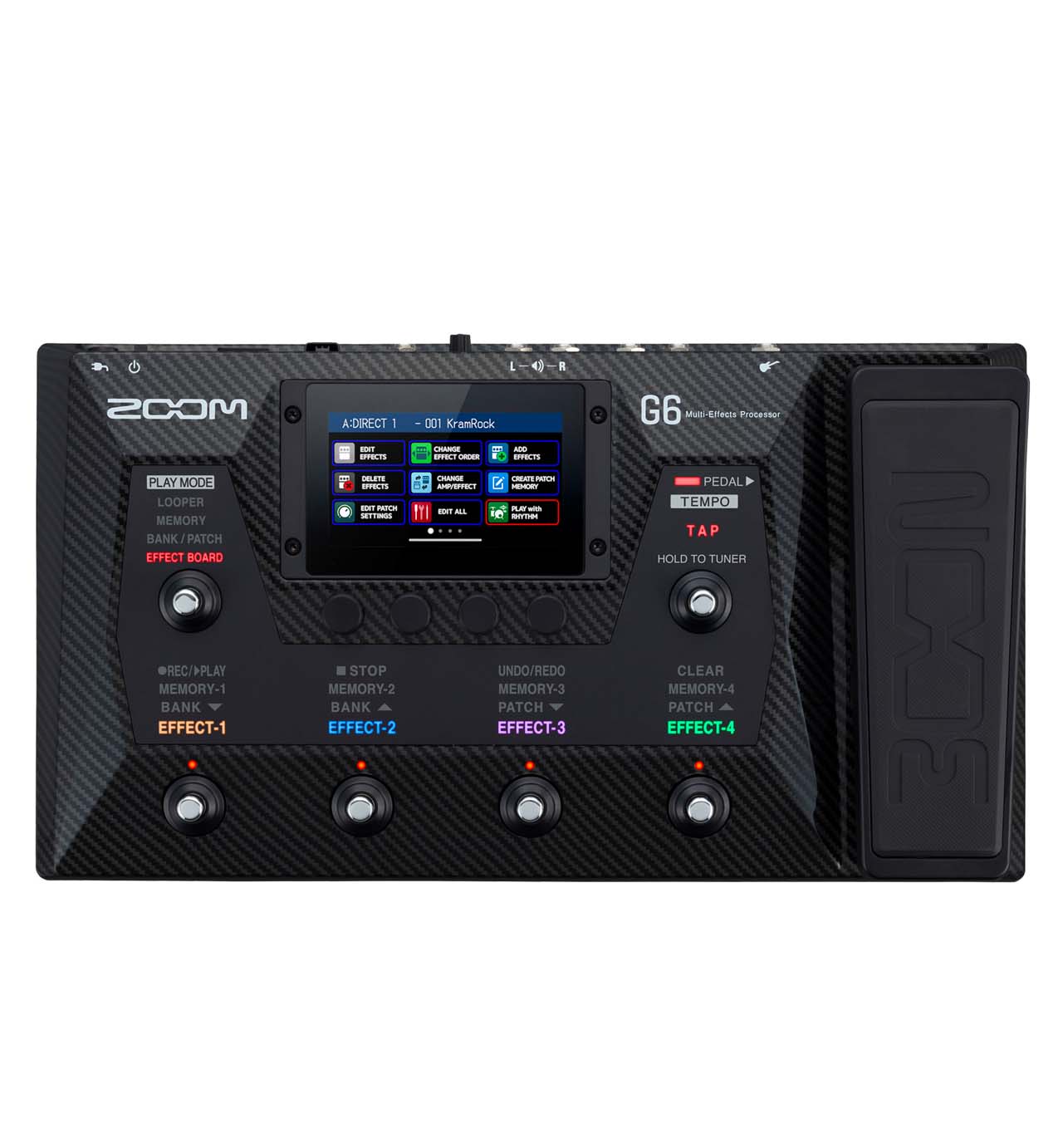 Процессор эффектов Zoom G6 - купить в "Гитарном Клубе"