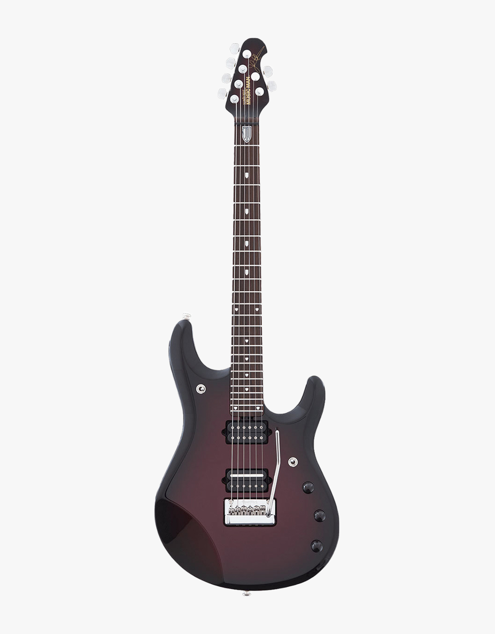 Электрогитара Music Man JP6, именная модель John Petrucci, Pearl Red Burst - купить в "Гитарном Клубе"