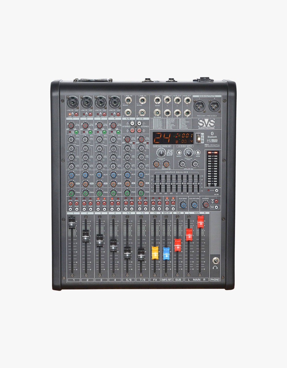 Микшер SVS Audiotechnik PM-8A - купить в "Гитарном Клубе"