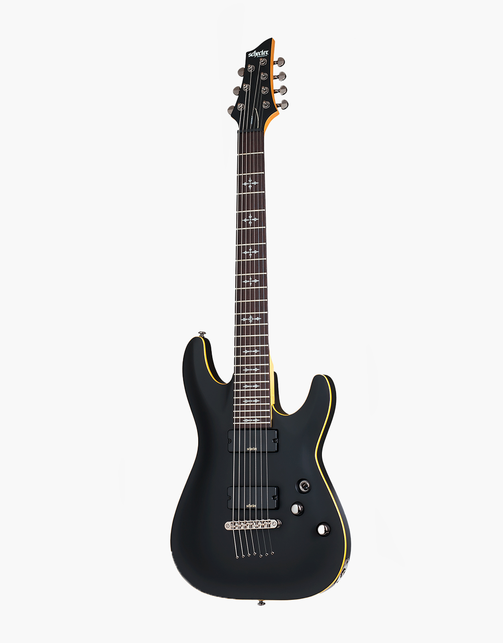 Электрогитара Schecter Demon-7 Aged Black Satin - купить в "Гитарном Клубе"