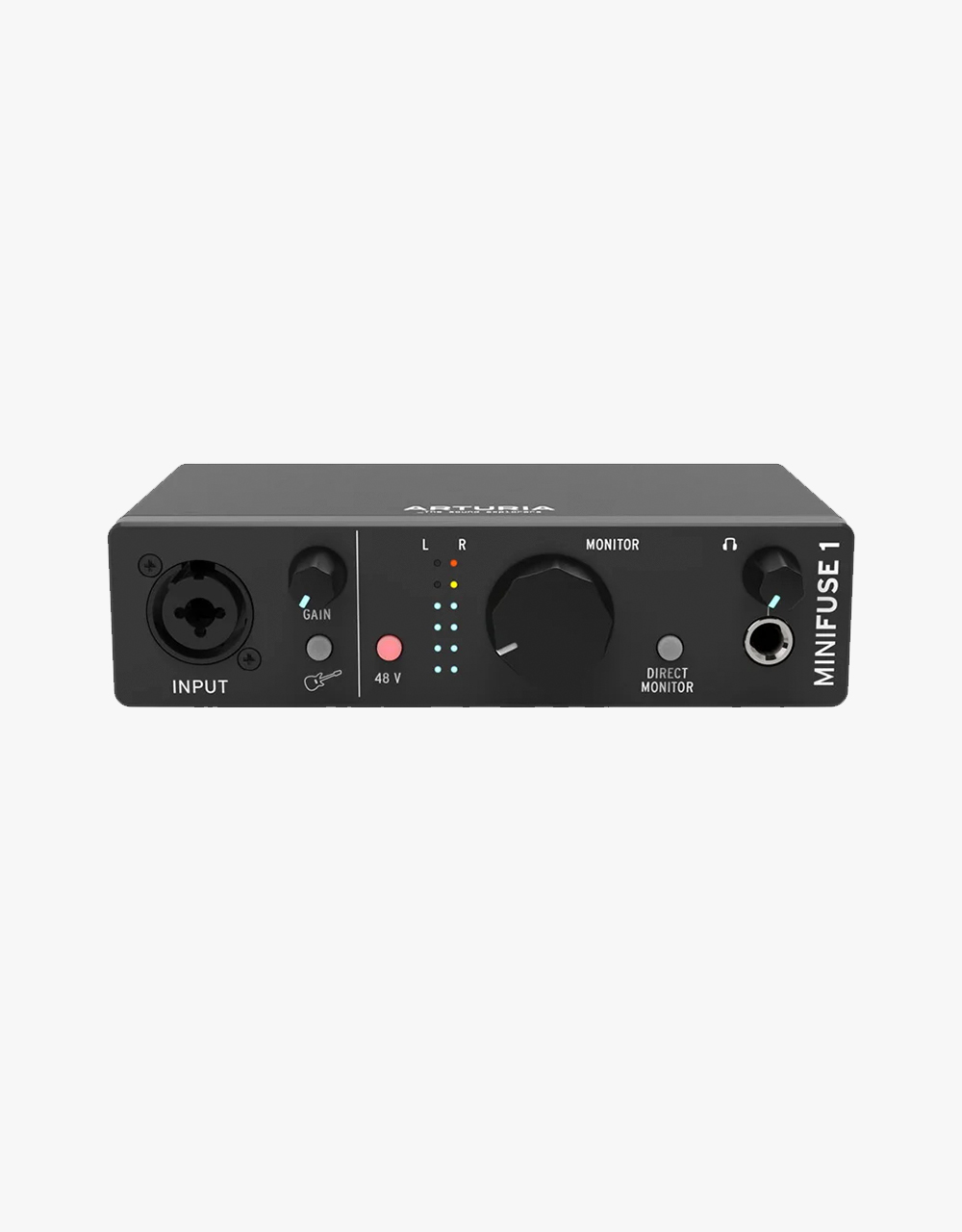 Аудиоинтерфейс Arturia MiniFuse 1 Black - купить в "Гитарном Клубе"