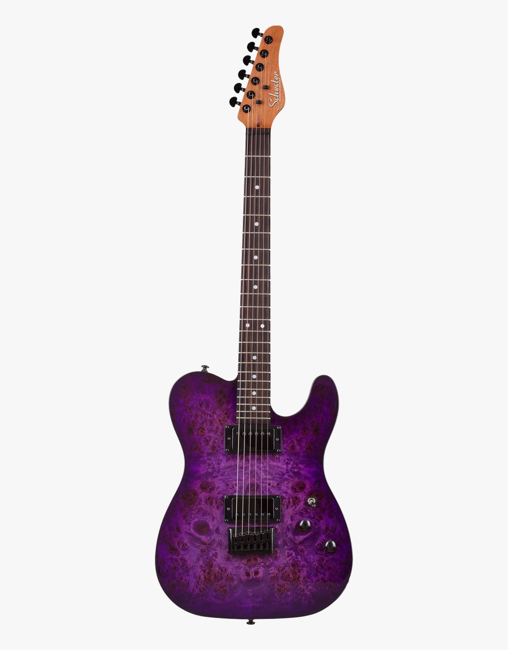 Электрогитара Schecter PT STANDARD, Purple Burst Burl - купить в "Гитарном Клубе"