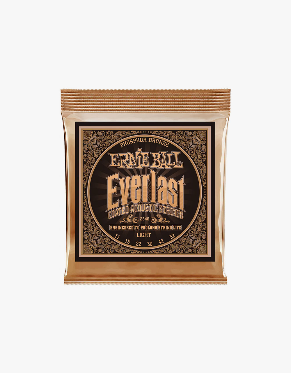 Струны для акустической гитары Ernie Ball 2548 Everlast, 11-52 - купить в "Гитарном Клубе"