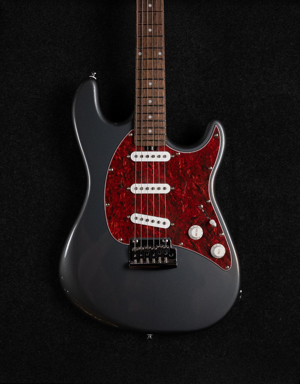 Электрогитара Sterling Cutlass SSS Charcoal Frost - купить в "Гитарном Клубе"