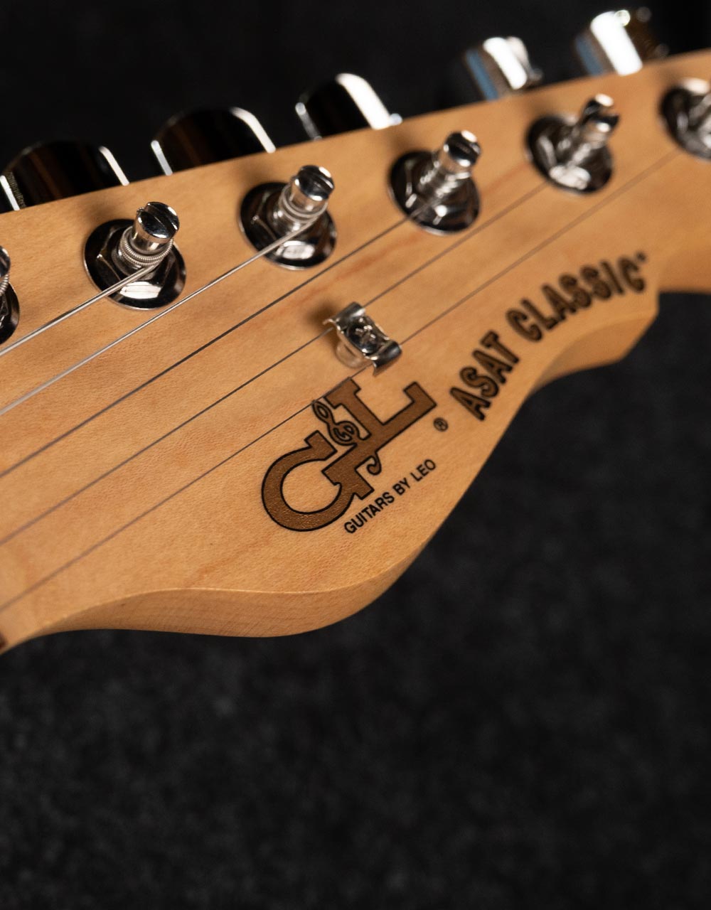 Электрогитара G&L FD ASAT Classic Jet Black CR - купить в "Гитарном Клубе"