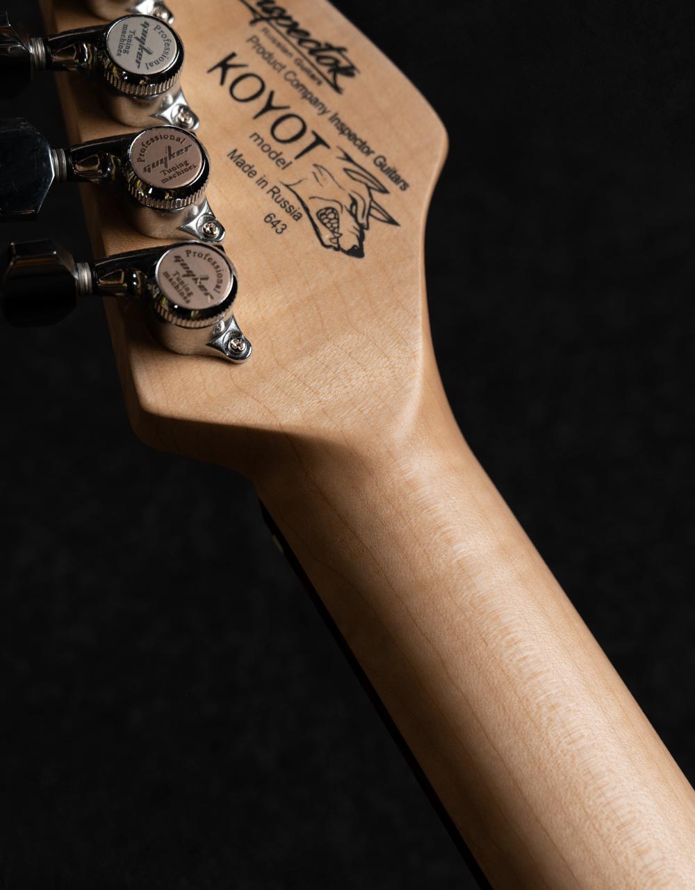 Электрогитара Inspector Koyot Limited Black V2 - купить в "Гитарном Клубе"