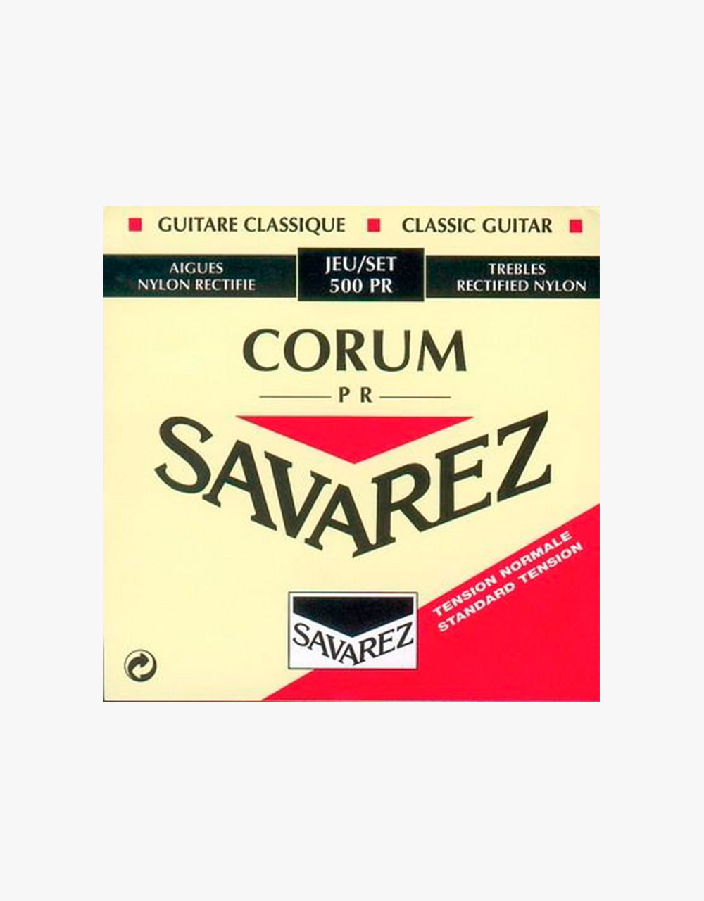 Струны для классической гитары Savarez 500 PR New Cristal Corum Normal Tension - купить в "Гитарном Клубе"
