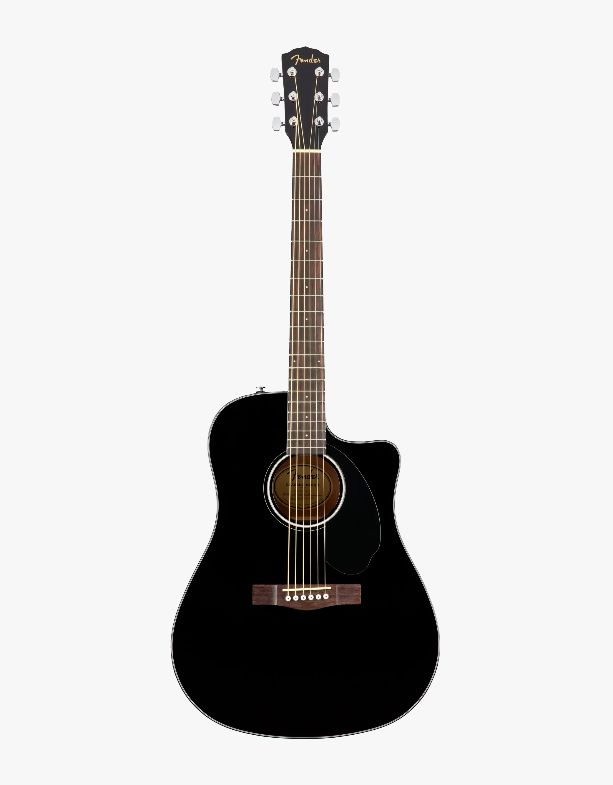 Электроакустическая гитара Fender CD-60SCE Dread Black WN - купить в "Гитарном Клубе"
