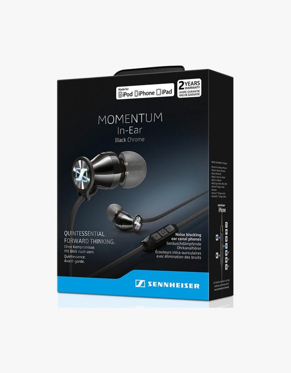 Наушники Sennheiser M2 IEI BLACK - купить в "Гитарном Клубе"